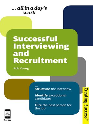 cover image of Successful Interviewing and Recruitment